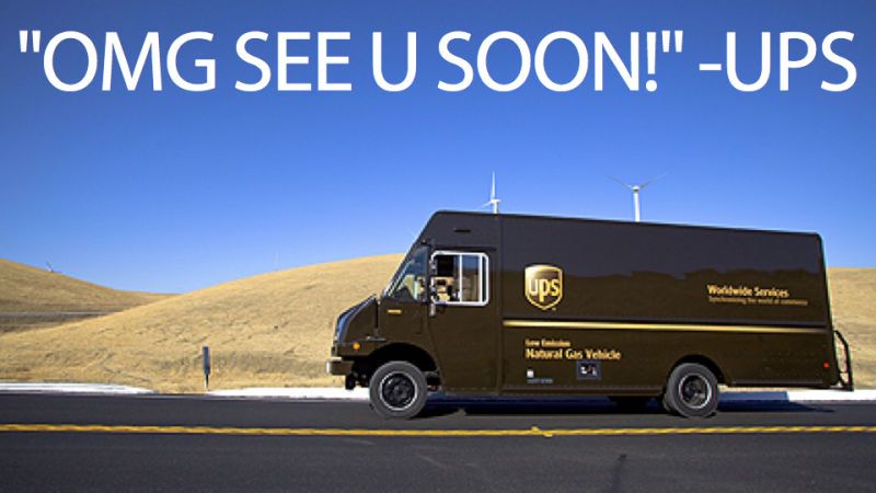 ups my choice text message